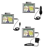 Deluxe Kit for the Garmin Nuvi 350 includes a USB cable with Car and Wall Charger - Gomadic Brand w/ TipExchange Technology