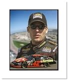 Jamie McMurray NASCAR Auto Racing Double Matted 8x10 Photograph Collage