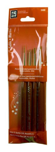 Loew Cornell 5400 CBSC, Sable Brush Set