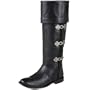 FRYE Women's Paige Clovertab Cuff Boot,Black,7 M US