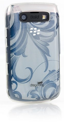 DragonFly France Silicone Skin Case for Blackberry Bold Onyx 9700 ( Clear )