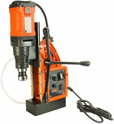 Cayken SCY-42HD 1.65in. Magnetic Drill Press with Weldon Shank and 7 Piece Small Diameter 1in. Cut Depth Annular Cutter Kit