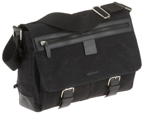 Strellson Carbon 01/81/02005-900, Herren Herrentasche, schwarz, (schwarz 900), 40,0 x 28,0 x 9,5