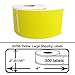 1 Roll; 300 Labels per Roll of DYMO-Compatible 30256 YELLOW Large Shipping Labels (2-5/16