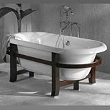 Jacuzzi EV11000 Era Freestanding Collection Wood Frame with Legs, Rosewood Finish