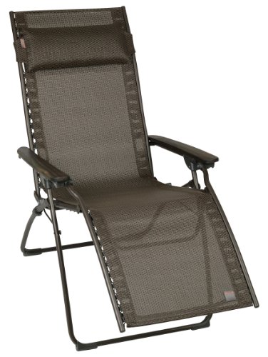 Lafuma LFM1989-5021 Relaxliege Evolution (Holzarmlehnen) Moka Preisvergleich