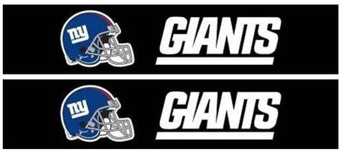 New York Giants NY Seat Belt Pads Cover Pads 2 pack Football Seatbelt