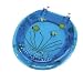 Mayfair 930106CH Under the Sea Round Toilet Seat, Translucent Blue