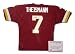 Joe Theismann Washington Redskins NFL Hand Signed Authentic Style Home Red Football Jersey