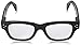 Peepers by PeeperSpecs Women's Dauntless Rectangular Reading Glasses, Black, 46 mm + 1.5