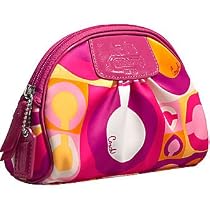 AUTHENTIC COACH VDAY SCARF PRINT COSMETIC CASE 42348