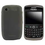 Blackberry Curve 8520 Silicone Case Rubber Skin Smoke