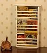 Dollhouse Miniature Wall Shelf Filled with Childrens Books