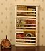 Dollhouse Miniature Wall Shelf Filled with Childrens Books