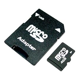 4GB MicroSD/TransFlash/Memory Card with Adapter for Samsung Ch@t 335