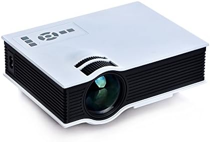 Meigee Portable Mini Hd LED+LCD Projector Home Cinema Theater Projector Led Lamps Life Maximum 20000 hours,Native Resolution:800*480,Contrast Ratio:800:1,Supported Resolution:1920*1080, Multimedia Projectors Input USB SD HDMI IP IR(white)
