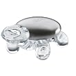 Clear Koziol Amanda Stainless Steel Soap Neutralizes Odors