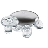 Clear Koziol Amanda Stainless Steel Soap Neutralizes Odors