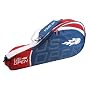 Wilson US Open Triple Tennis Racquet Bag - Blue/Grey - Z8451