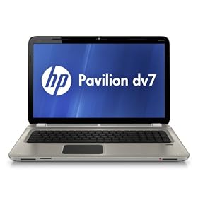 HP - Pavilion dv7-6B99sf - Ordinateur portable 17,3" (43,9 cm) - Intel Core i7 2630M - 500 Go + 160 Go SSD - 8192 Mo - Windows 7 - M�tal gris