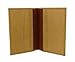 Tan Leather USA Embossed Passport Holder Cover