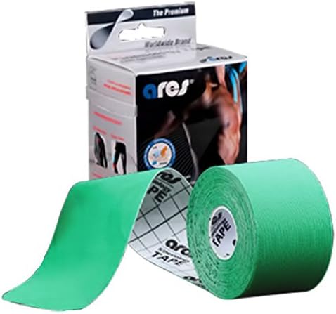ARES Kinesiology Standard Tape (2in x 16.4ft, Green)