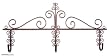 Iron coat rack, 'Majesty'