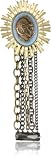 Ekatrina Victoria Cloisonné Pin with Gunmetal Burnish-Plated Brooch
