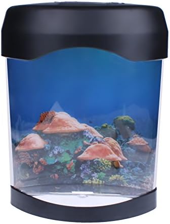 Colorful LED Jellyfish Tank Sea World Swimming Mood Lamp Nightlight