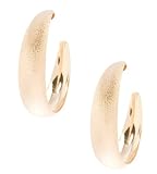G by GUESS Diamond Dust Gold Hoops, GOLD