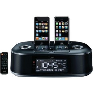 ILUV IMM183 IPHONE/IPOD HI-FI ALARM CLOCK