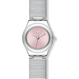 Swatch Pink Pill Ladies Watch YSS264M: Watches