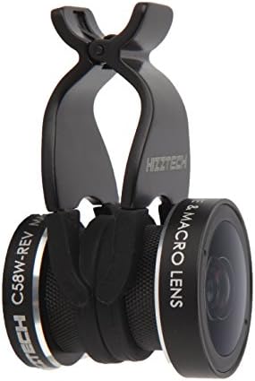 Hizztech R5816 4in1 Universal Smartphone Add-on Conversion Lens Wide Angle Fisheye& Double Macro General for Mobile phone like iPhone 4/4s/5/5s/6/6 Plus Samsung Galaxy S6 Edge Note Series Moto X G Pro Nexus 6 One Sony Z3 Z4 HTC M9 M8 Zenfone 2