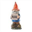 WELCOME STANDING GARDEN GNOME OUTDOOR YARD FIGURINE