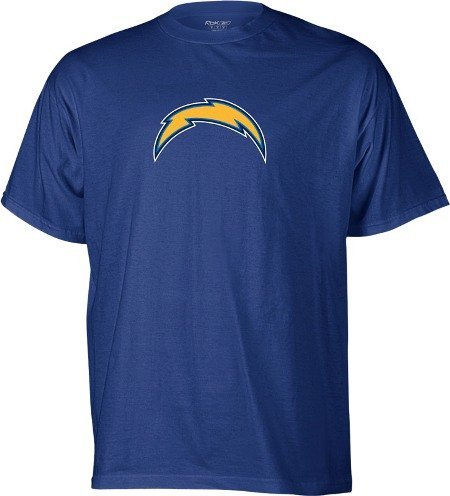 NFL Men's San Diego Chargers Logo Premier Tee Shirt (Dark Navy, Medium)