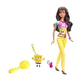 Barbie Loves SpongeBob SquarePants African-American Doll by Mattel