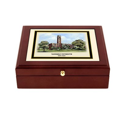 Vanderbilt University Eglomise Mini Desk Box