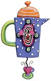 Perky Pot Blue Clock Allen Studio Designs