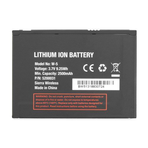 New 2500 mAh Sierra Wireless W-5 W5 Replacement Battery - BELTRON BLT-SW5