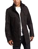 G-Star Men's New Flight Garber Trench Coat, Black, Large