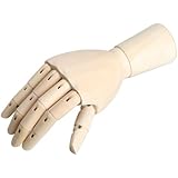 Tenflyer Wooden Articulated Right Hand Manikin Model 18*6cm
