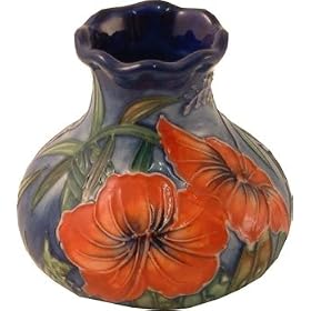 Old Tupton Ware Vase - Hibiscus New Boxed Gift Idea