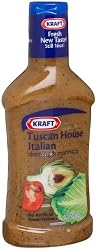 Kraft Tuscan House Italian Dressing & Marinade, 16-Ounce Plastic Bottles (Pack of 6)