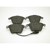 1K0-698-151-B Volkswagen Front Brake Pads with Wear Sensors by Volkswagen