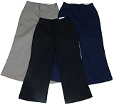 Girls' Flat Front Flare Leg Pant (2548LG) (Girls 4-6X)