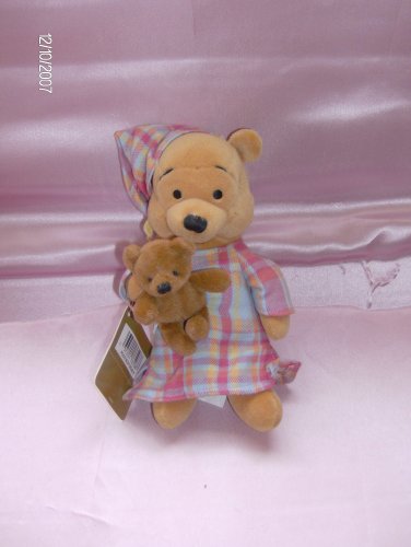 Childrens Toyshop  Toys : Winnie the Pooh Beanie - Bedtime Bear