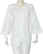 Top Women's Clothing Kurti Clothes in India Chikan Embroidery Size S