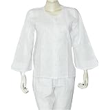 Top Women's Clothing Kurti Clothes in India Chikan Embroidery Size S