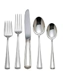 Lunt Embassy Scroll Sterling Silver 5-Piece Place Setting, Dinner Size