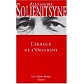 L'Erreur de l'Occident